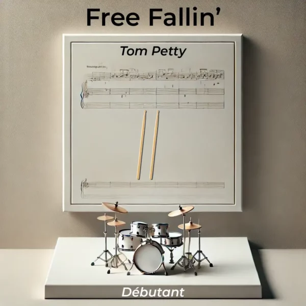 jouer à la batterie free fallin'