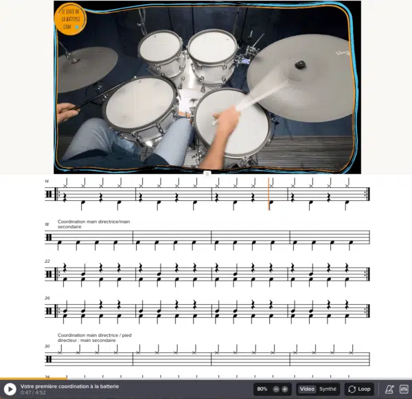 vidéo batterie - votre première coordination + partition & playback – image 3