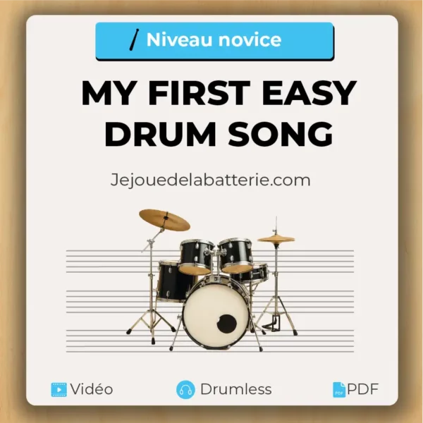 my first easy drum song