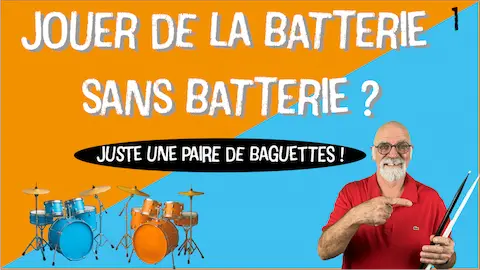 jouer de la batterie sans batterie