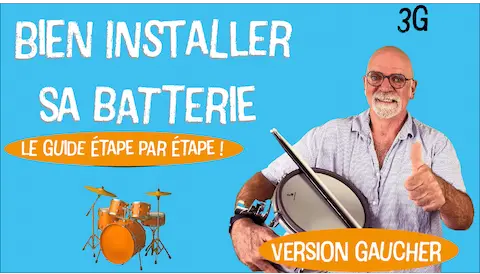installer votre batterie gaucher – tuto vidéo
