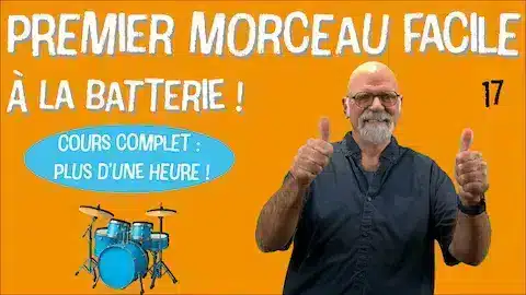 jouer my first easy drum song à la batterie – exercice simple