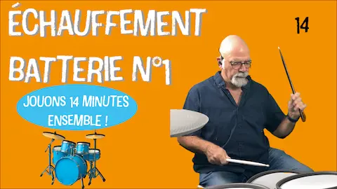 échauffement à la batterie sur playback – exercice guidé