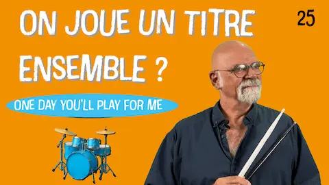 on joue un titre ensemble à la batterie?