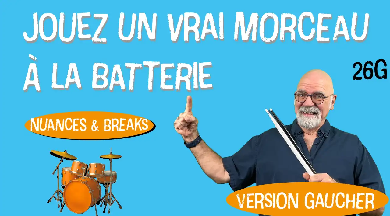 jouez un vrai morceau: vagues à l'âme - version gaucher