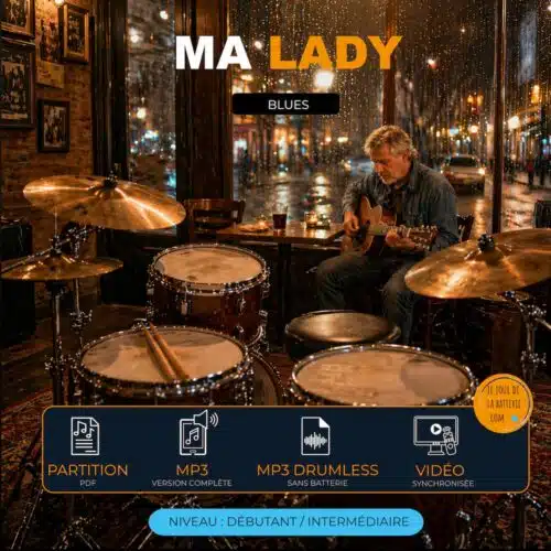 Partition de batterie – Ma Lady – Méthode Marco